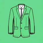 green suit jacket image